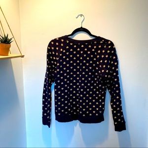Ann Taylor loft heart sweater